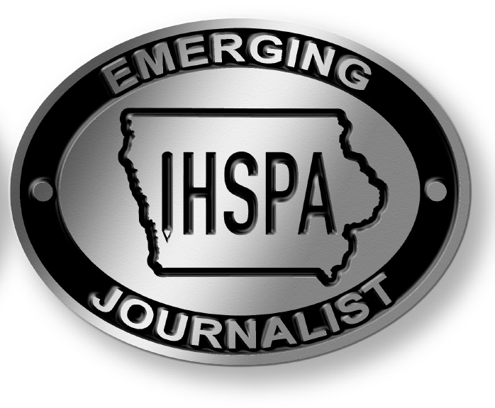 Emerging Journalist Pin; silver